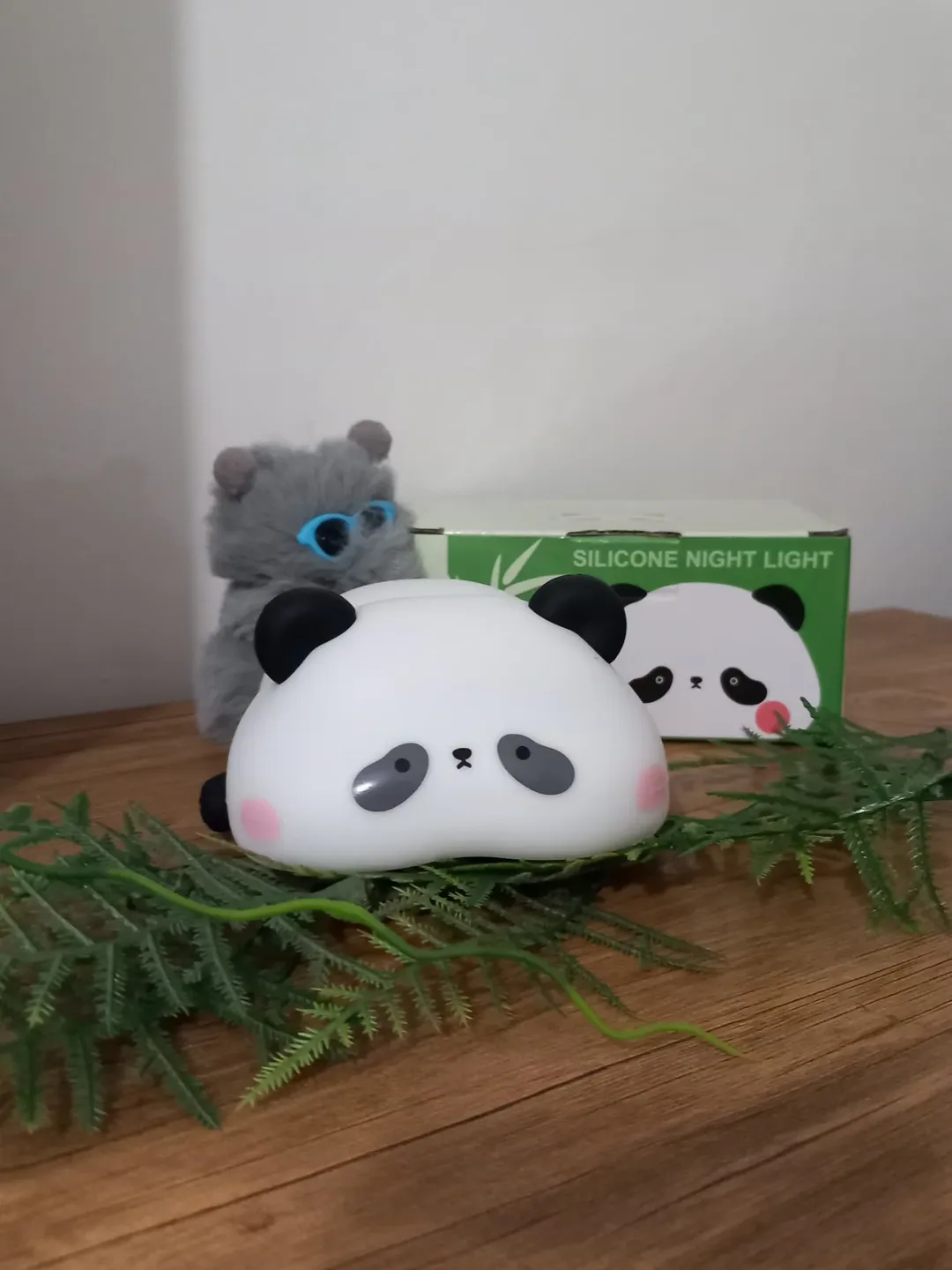 سیلیکونی پاندا خوابیده 7 رنگ شارژی